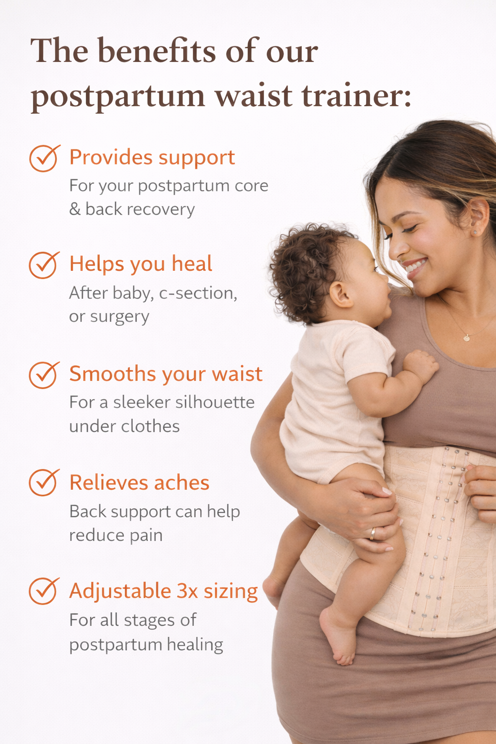 MomSnatch™ Postpartum Support Corset