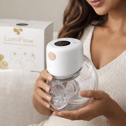 LumiFlow™ Hands-Free Electric Breast Pump Set