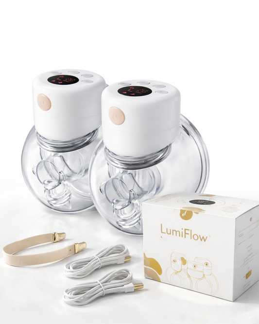 LumiFlow™ Hands-Free Electric Breast Pump Set